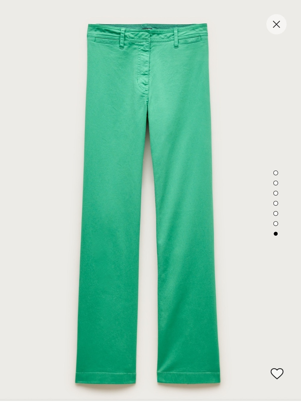 JCrew wide leg trouser in chino